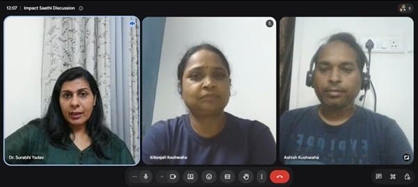 Dr. Surabhi Yadav, Gitanjali Kushwaha and Ashish Kushwaha — expert discussion